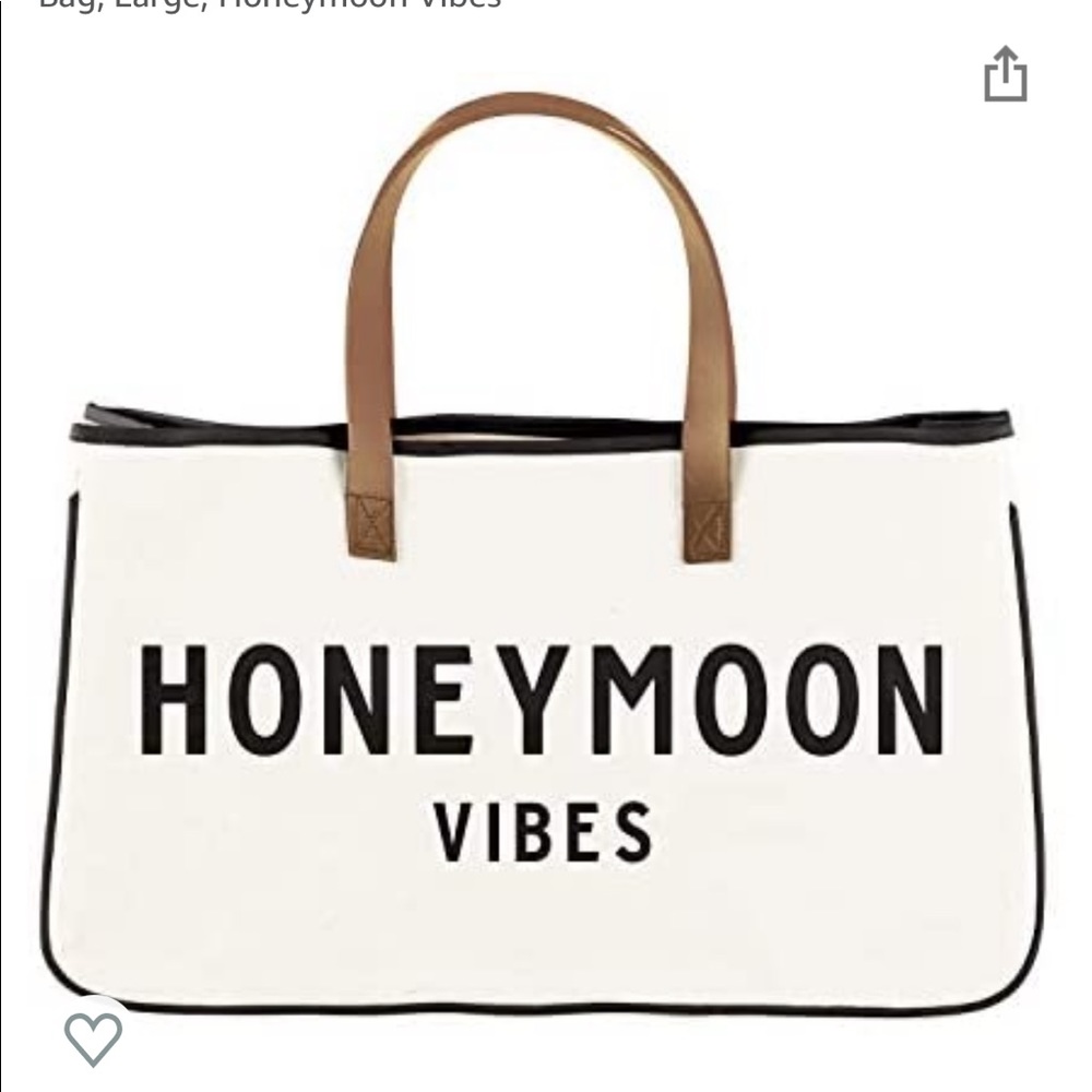 Honeymoon Tote Bag, lightly used